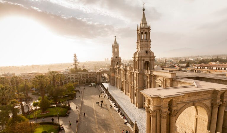 CathedralofArequipa-Aerial-Attractive-Arequipa-©COLTUR