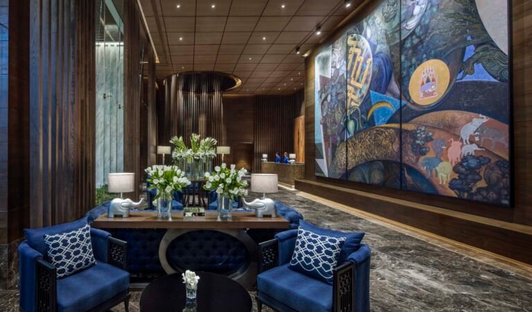 Hotel lobby