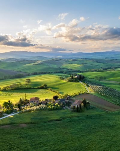 Beautiful,Tuscany,Landscape,Drone,View,In,Italy