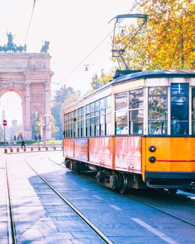 Famous,Vintage,Tram,In,The,Centre,Of,The,Old,Town