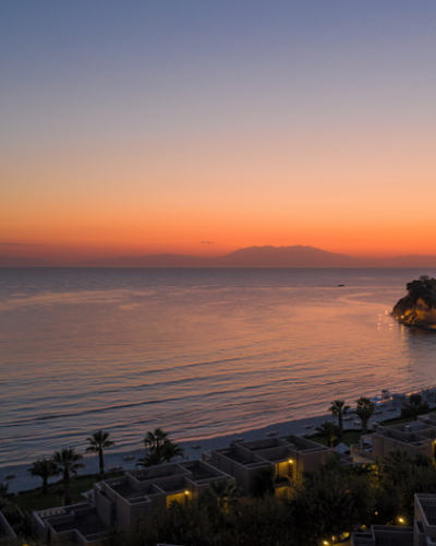 Sani Asterias_Sunset Aerial
