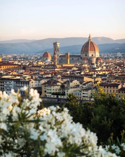 Panorama,Of,Florence,At,Sunrise,From,Michelangelo,Square.,The,Best