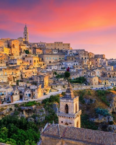 The,Sassi,Of,Matera.,Panorama,Of,The,Old,Town,From